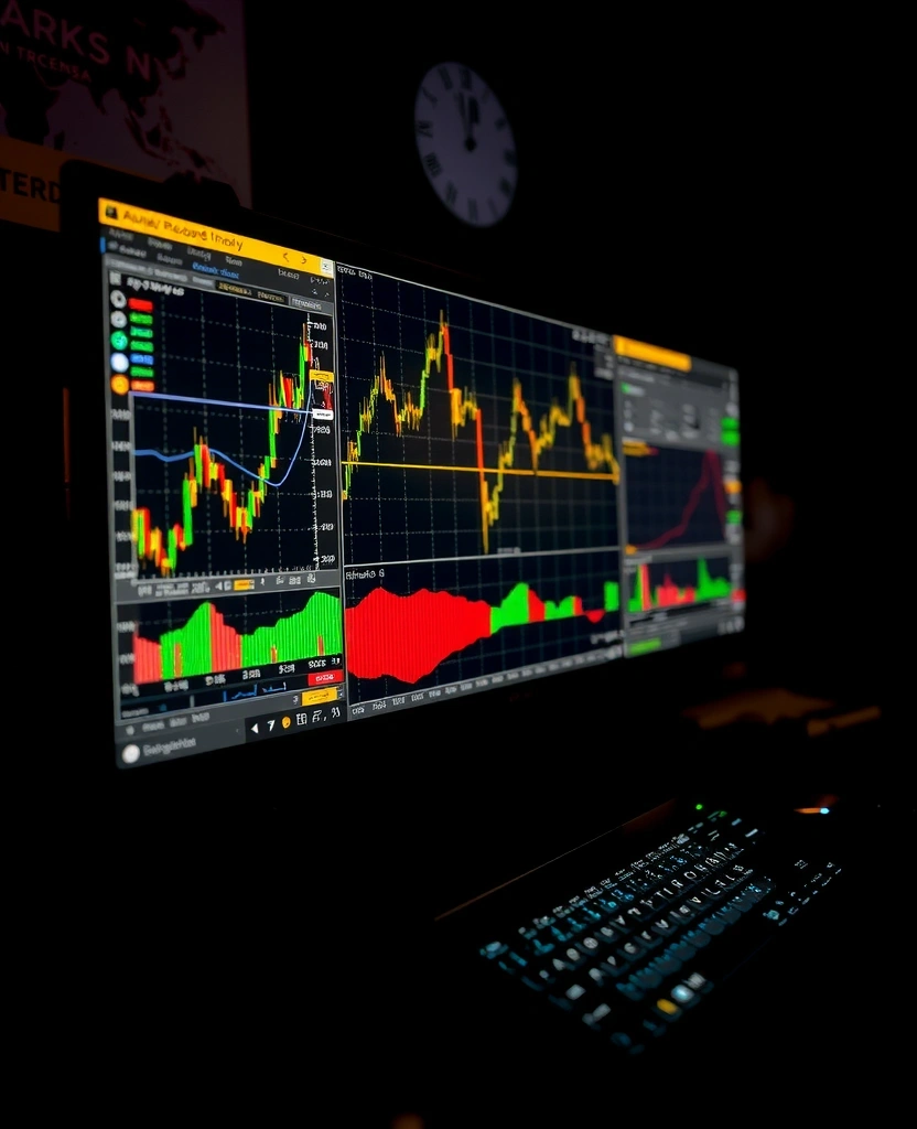Visualización de análisis técnico avanzado